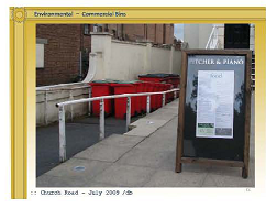 Pitcher Piano - environmental issues / street scene improvement required - Meeting TWBC / RTW TownForum 23.09.2009