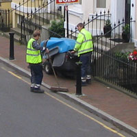 York Road - Pavement/Kerb Cleaning