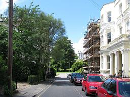 Views from York Road towards Mount Ephraim, Royal Tunbridge Wells June 2009