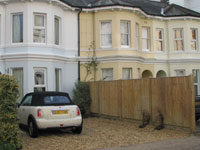 Front Gardens turned into Car Parking Spaces in York Road