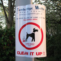 Designated Area - Dog Fouling - 'Clean it up!'