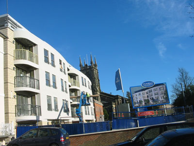 CALA Homes Block A on Church Road replaces the Telephone House