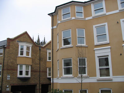 View from York Road to Trinity Church is covered by CALA Homes Block B and Social Housing Block