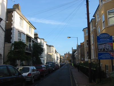 York Road - after construction of Cala Homes Block B and Social Housing Block