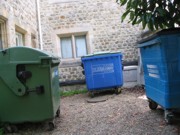 Trinity House - collection of refuse bins - June 2007