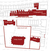 Listed Buildings in the environs of Trinity