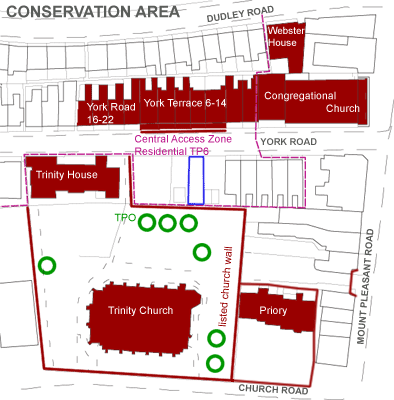 part of RTW Conservation Area with Listed Buildings