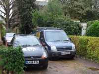 Land opposite 8 York Road, between the gardens of No.9
 and No.10 York Road - occupied by TW Flats / TW Lettings