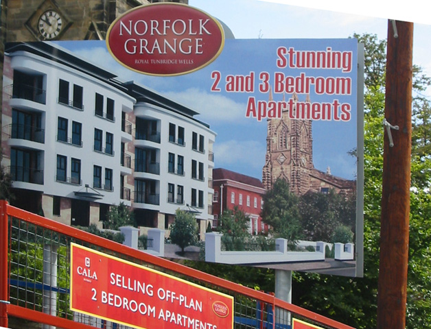 Cala Homes Advertisements, Tunbridge Wells - July 2004
