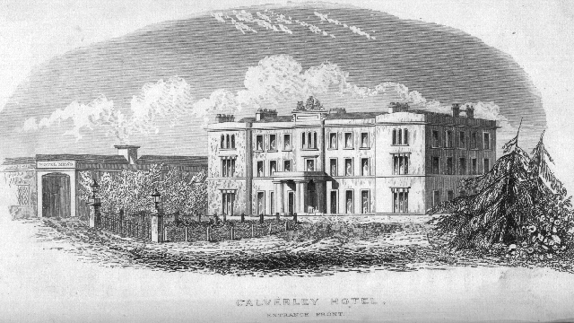 Calverley Hotel - Entrance Front, Colbran's Guide for Tunbridge Wells 1840