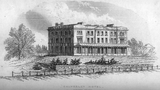 Calverley Hotel - Garden Front, Colbran's Guide for Tunbridge Wells 1840