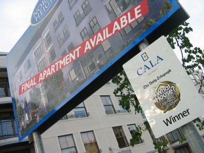 CALA Homes' sales signs in RTW