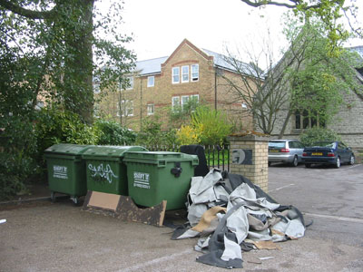 No solutions found for Trinity's refuse bins