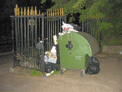 Trinity's refuse bins