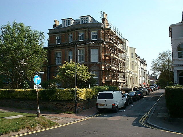 Access from London Road into York Road as one-way street - No 76 London Road on the left 