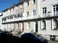 31 March 2003 - Nos. 6 - 14 York Road, Grade II listed Terrace of 1848 by Jabez Scholes - click for enlargement